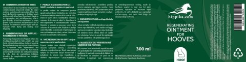Hippika Maść regeneracyjna do suchych kopyt z olejem wawrzynowym i D-panthenolem 300 ml