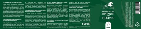 Hippika Maść regeneracyjna do suchych kopyt z olejem wawrzynowym i D-panthenolem 500 ml
