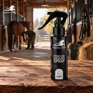 Hippika Płyn dziegciowy w sprayu do strzałek konia 100 ml