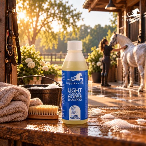 Hippika Szampon dla jasnych koni 100 ml