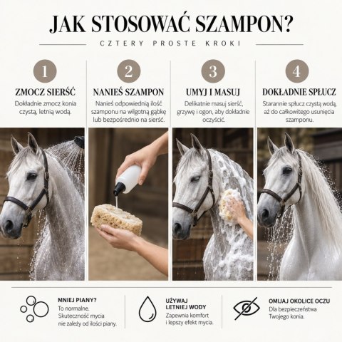 Hippika Szampon dla koni z D-pantenolem 100 ml