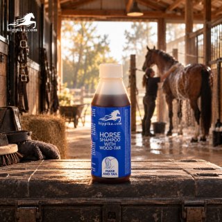 Hippika Szampon dla koni z dziegciem 100 ml