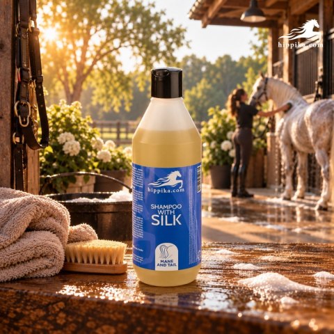 Hippika Szampon dla koni z jedwabiem 500 ml