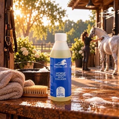 Hippika Szampon dla koni z kolagenem 100 ml