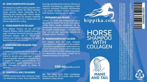 Hippika Szampon dla koni z kolagenem 100 ml