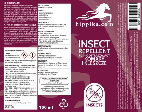 Hippika Żel odstraszający owady dla koni 250 ml